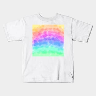 Rainbow Watercolor Background Kids T-Shirt